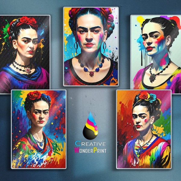 Laminiertes Poster – Frida Kahlo – Einzigartig