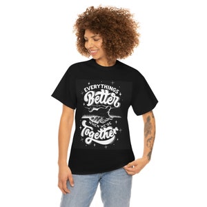 Inspirational Quote Tee Together Stronger Shirt Empowerment Motivational Apparel Bonding Team Unity Gear Strength Top, Solidarity Fashion