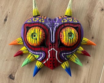 Majora's Mask - 3D-gedruckte Dekomaske inkl. Wandhalterung