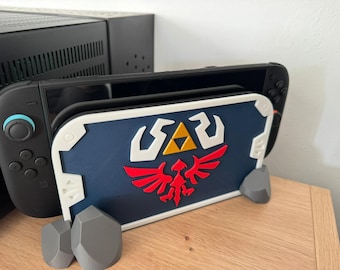 Switch 2 Dock Cover in Zelda Design - Decorative Cover & Scratch Protection