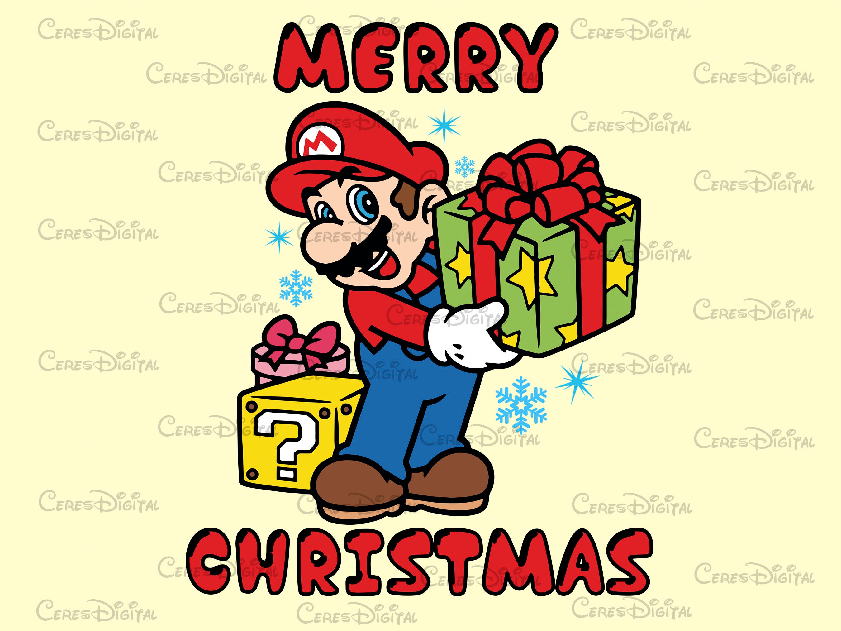 Merry Christmas Mario Png,super Mario Png, Super Mario Bros, Christmas
