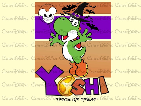 Yoshi Halloween Png, Spooky Yoshi Png, Golden Egg Yoshi Png