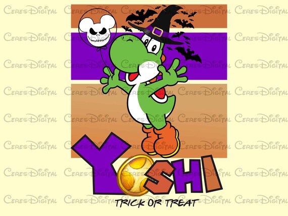 Yoshi Halloween Png, Spooky Yoshi Png, Golden Egg Yoshi Png