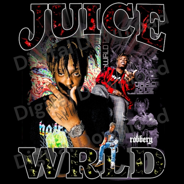 Juice World Rapper Logo Juice Wrld Png - Etsy