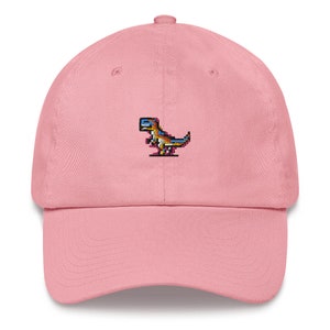 Pixel Dino: Dinosaur Cap for Vintage Fanatics