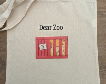 Story Sack - Dear Zoo - Teaching Resource EYFS - Cotton Bag