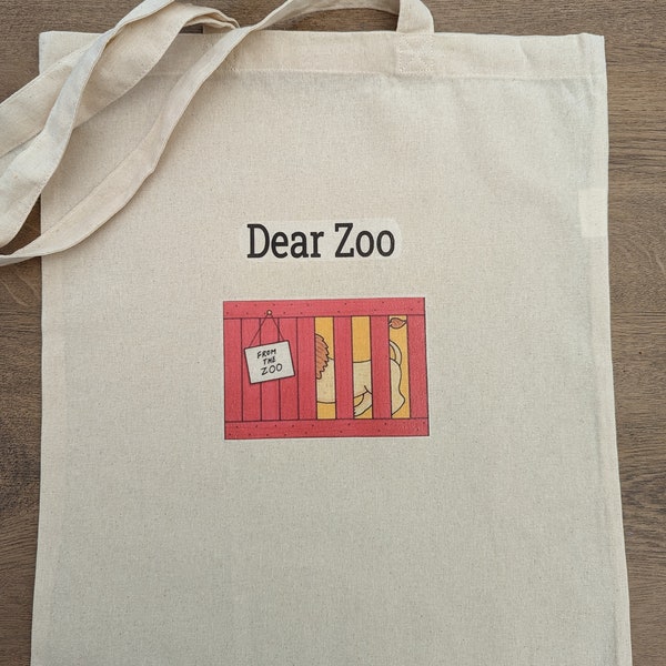 Story Sack - Dear Zoo - Teaching Resource EYFS - Cotton Bag