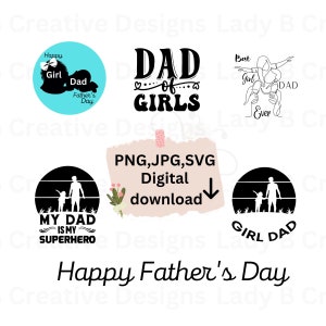 Happy Father&#39;s Day digital downloads for DIY