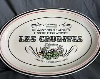 Vintage Gien 'les Crudités' Plates – Set of 6 in Original Box - Etsy