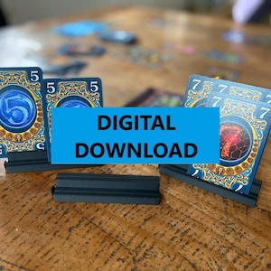Porte-cartes pour cartes à jouer, extensible de manière modulaire / porte-cartes pour enfants / banque de cartes (fichier numérique)
