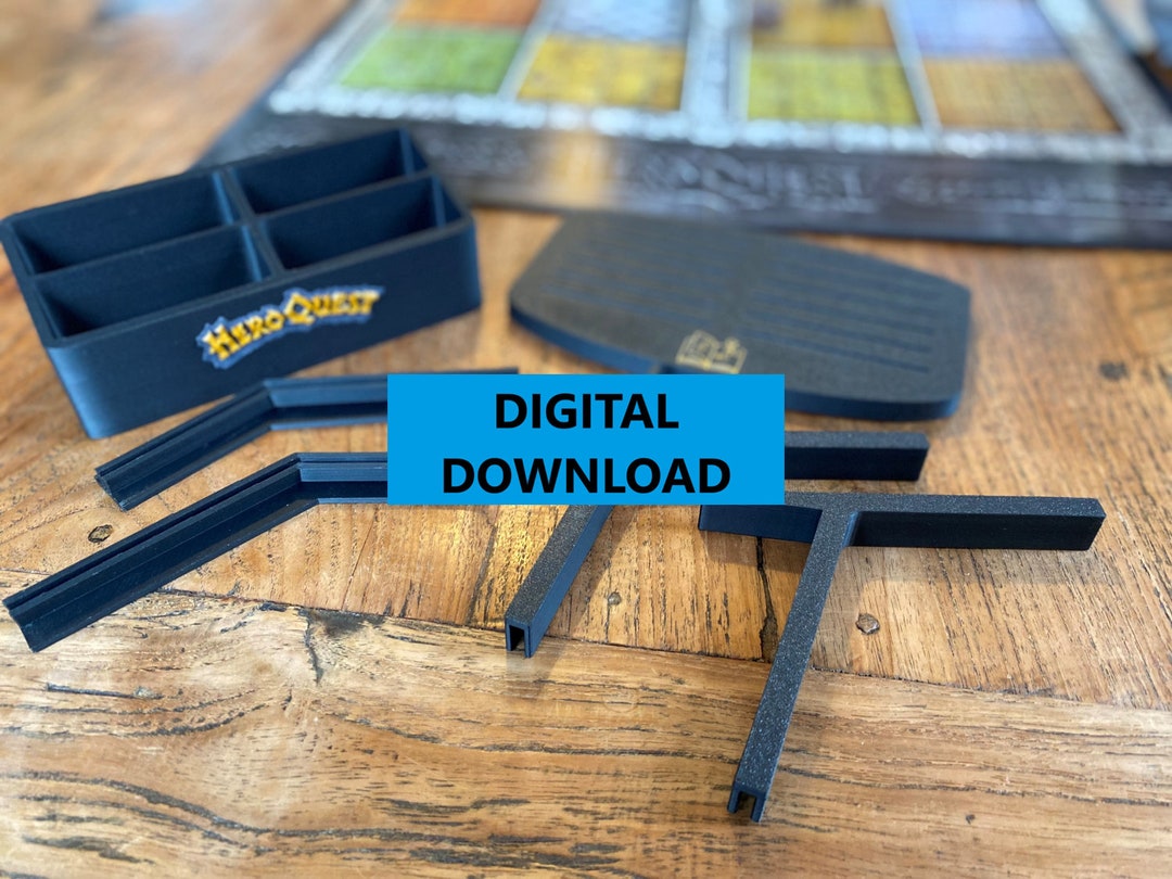 HEROQUEST HELDEN DASHBOARD Komplettset - 4 Kartenhalter