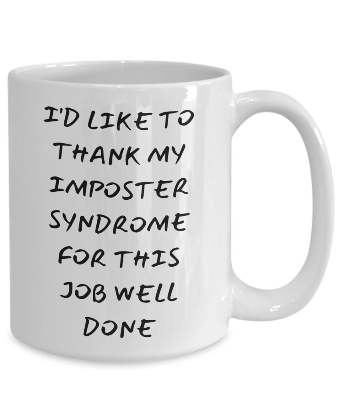 Inner Critic Coffee Mug Imposter Syndrome Cup Job Well Done Etsy