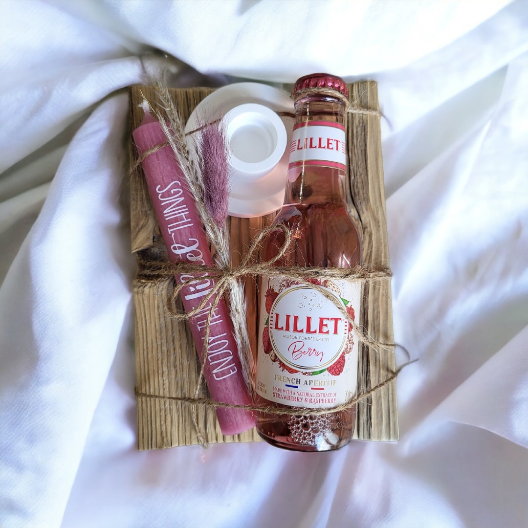 Geschenkset Lillet Geburtstagsgeschenk rustikal Geschenk für Freundin