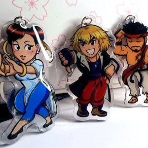 Street Fighter and Strider Hiryu Keychains image 3
