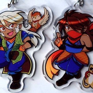 Street Fighter and Strider Hiryu Keychains image 6
