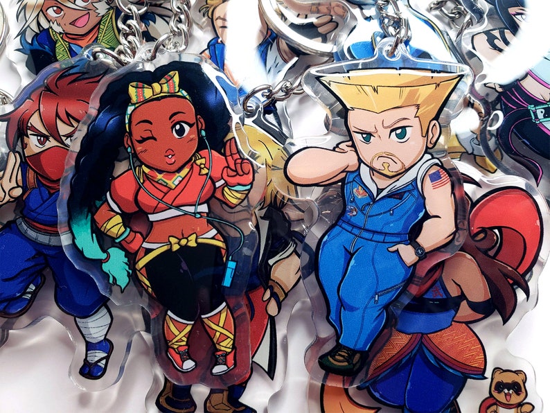 Street Fighter and Strider Hiryu Keychains image 7