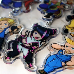 Street Fighter and Strider Hiryu Keychains image 2