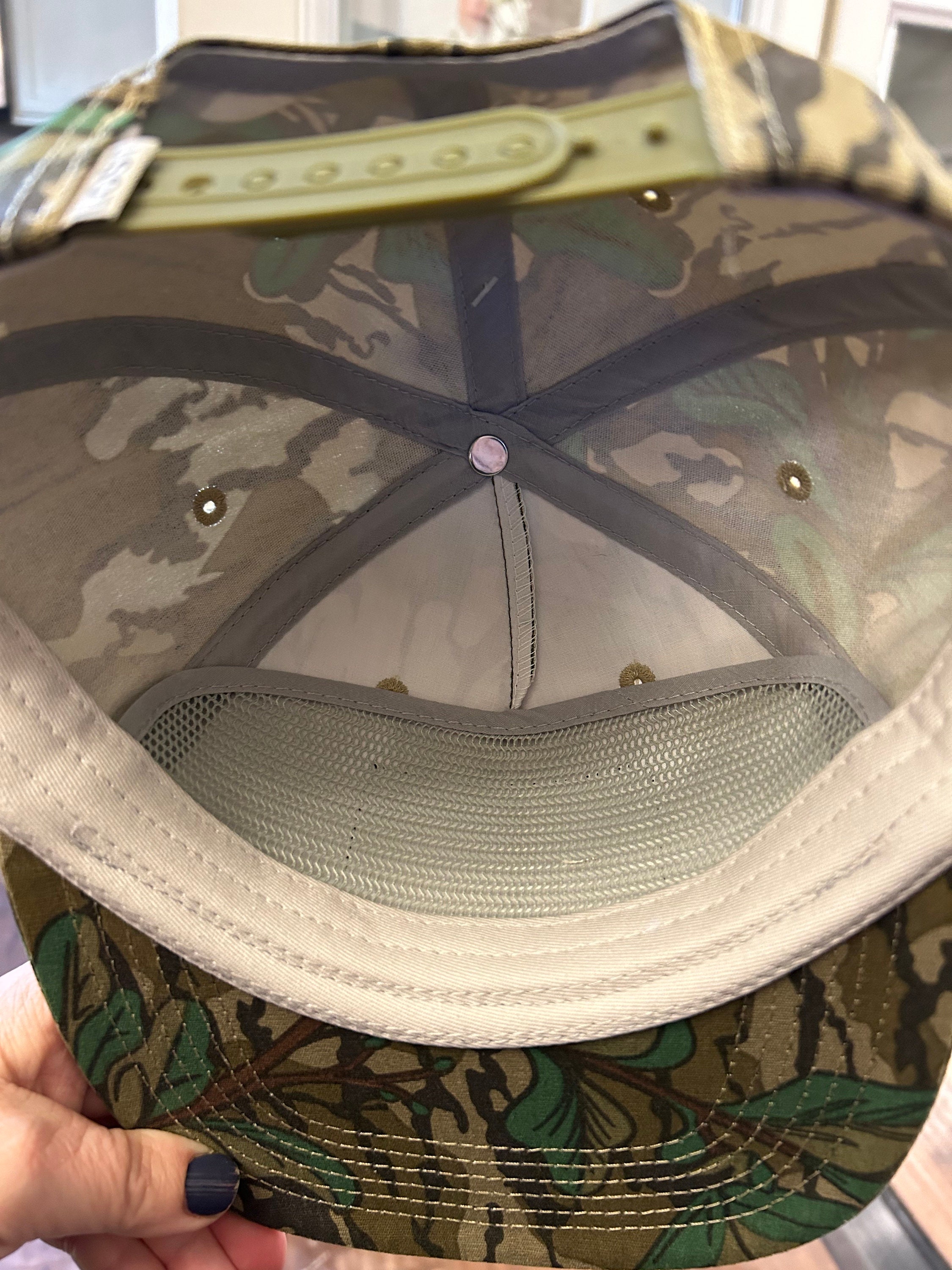 Mossy Oak Greenleaf Camo Goat Rope Snapback - Etsy