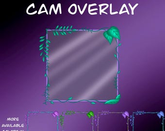 Forest Fairy Twitch Cam Overlay - Jungle Stream (PNG)
