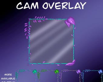 Zelda Forest Cam Overlay for Twitch – Fairy Jungle PNG