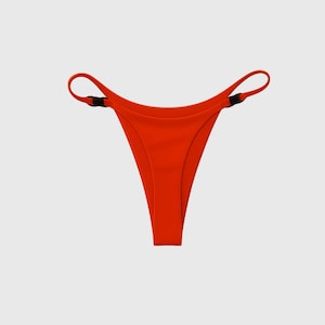 Sidi bottom –Burt Orange Swimming triangle bikini bottom