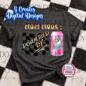 Mom Mode powered by BUNDLE, 9 files, PNG, DIGITAL file, transparent background