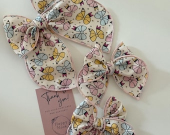 Back to School Hair Bows, Pencil Hair Bow