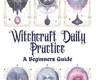 Witchy Planner, Digital Witch Planner Downloadable Journal, Witch Journal, Gifts for Witches, Magic Practice Guide