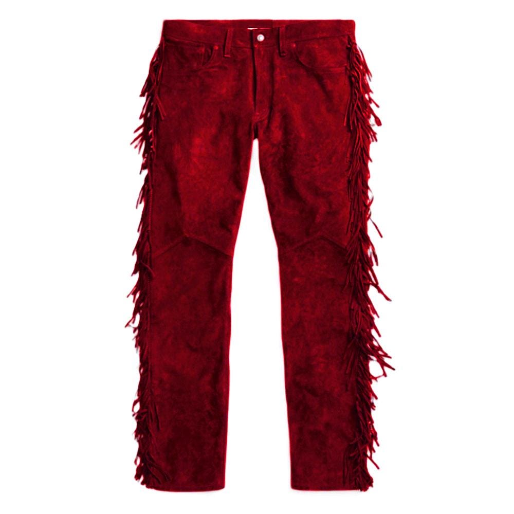 Y*i様 RRL leather suede fringe pants Y*i様 RRL leather suede fringe pants