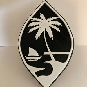 Guam Seal Tow Hitch Cover - 3D PRINTED