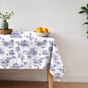 mardi gras tablecloth