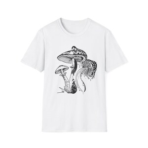 Mushroom Shirt, Magic Mushroom TShirt, Trippy Mycology T-shirt, Alt Clothes, Pop Art, Mushroom Clothes, Mushroom Lovers, Psychedelic Art