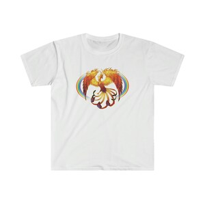 Phoenix T-Shirt For Men & Women, Firebird Tee, Phoenix Rising T-Shirt Gift, Phoenix Rising Mythological Shirt, Thunderbird Shirt