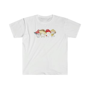 Mushroom Shirt, Magic Mushroom TShirt, Trippy Mycology T-shirt, Alt Clothes, Pop Art, Mushroom Clothes, Mushroom Lovers, Psychedelic Art