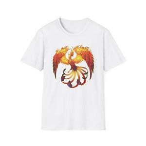 Phoenix T-Shirt For Men & Women, Firebird Tee, Phoenix Rising T-Shirt Gift, Phoenix Rising Mythological Shirt, Thunderbird Shirt