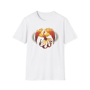 Phoenix T-Shirt For Men & Women, Firebird Tee, Phoenix Rising T-Shirt Gift, Phoenix Rising Mythological Shirt, Thunderbird Shirt