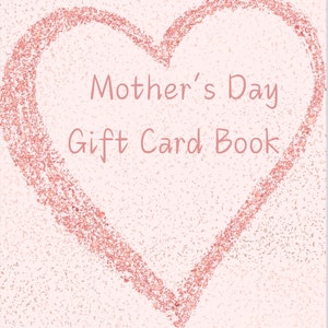 Mother&#39;s Day Gift Card Book
