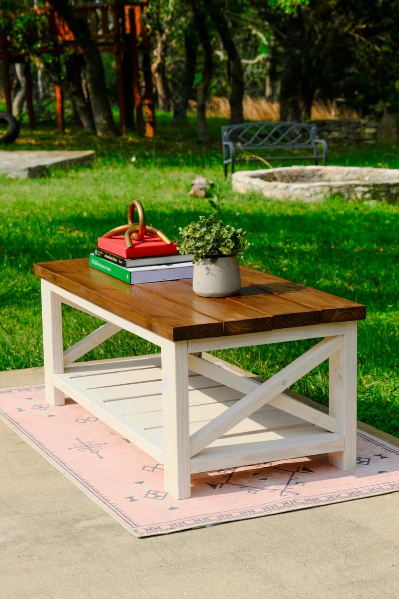 Handmade Farmhouse Coffee Table - Etsy