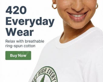 Everyday 420 Gamer T-Shirt – Tech Noir Graphic Tee