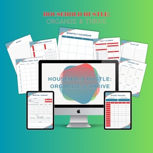Household Hustle: Organize & Thrive | Planner (RGB)
