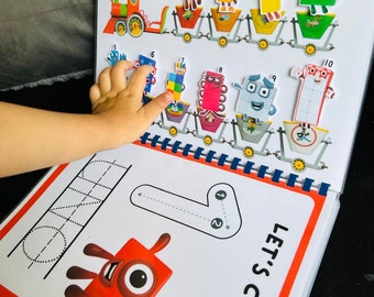 Number Block Activity Book- SPANISH
