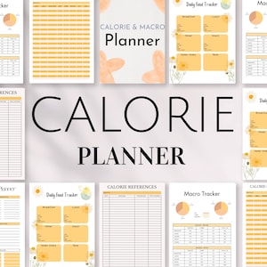 Weekly Calorie & Macro Tracker Printable (Digital Download)
