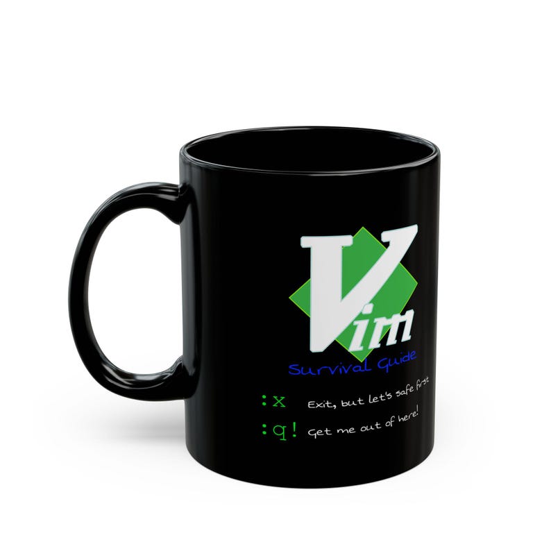 Tasse Vim du programmeur : cadeau de tasse à café pour ingénieur logiciel image 1