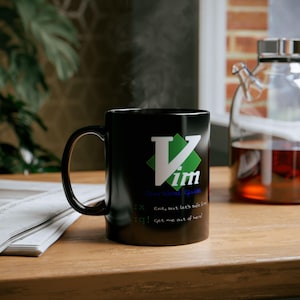 Tasse Vim du programmeur : cadeau de tasse à café pour ingénieur logiciel image 2