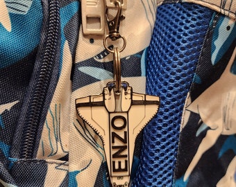Personalized 3D Printed NASA Space Shuttle Key Chain - 4 Colors