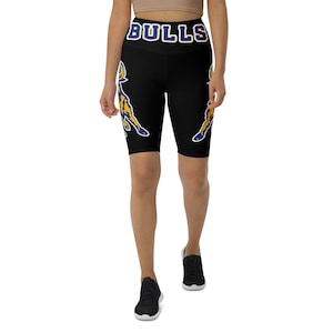 Miami Bulls Black Biker Shorts
