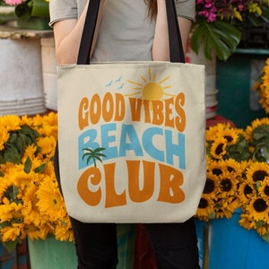 Bolsa de praia Good Vibes Beach Club