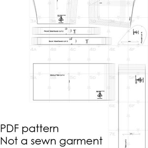 3 Tier Flow Pant - PDF Sewing Pattern - Etsy