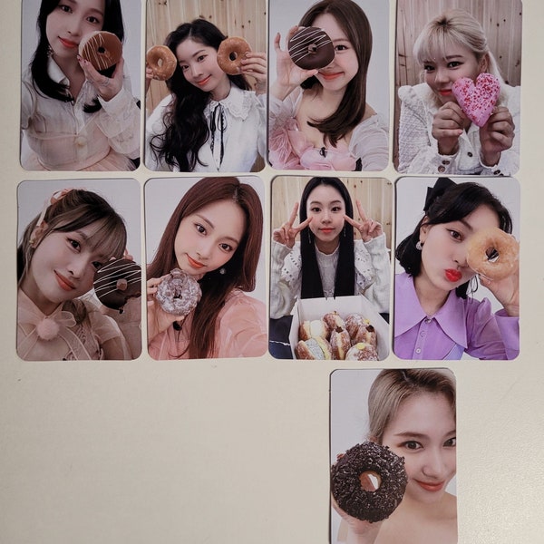 Twice “Doughnut" Photocards