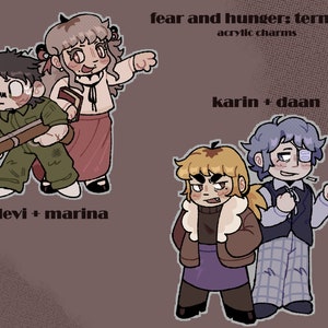 fear and hunger 2: termina | acrylic charms
